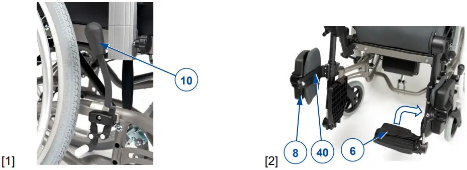VERMEIREN Inovys II Passive Wheelchair - Disassembly 1