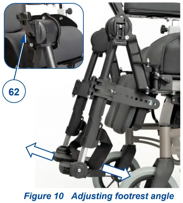 VERMEIREN Inovys II Passive Wheelchair - Disassembly 11