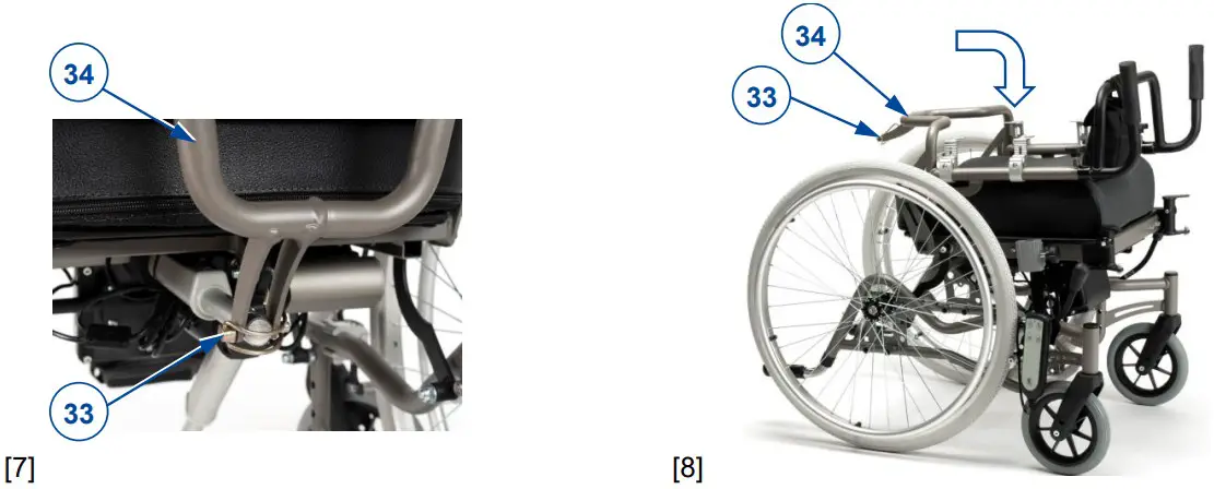 VERMEIREN Inovys II Passive Wheelchair - Disassembly 4