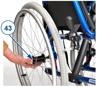 VERMEIREN Inovys II Passive Wheelchair - Disassembly 5