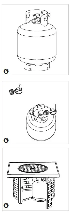 Fire Sense 63225 Henley 42-Inch Square Aluminum Natural Gas Fire Pit-fig-12