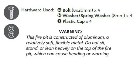 Fire Sense 63225 Henley 42-Inch Square Aluminum Natural Gas Fire Pit-fig-6