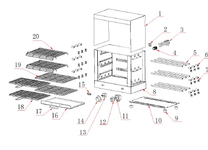 ggm gastro SMJ30 Electric Salamander - 4