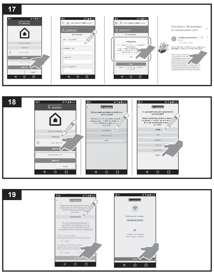 ARISTON VELIS EVO WI-FI 80 Electric Water Heaters - fig 9