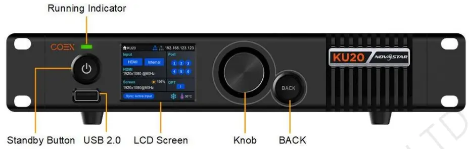 NOVASTAR KU20 LED Display Controller -