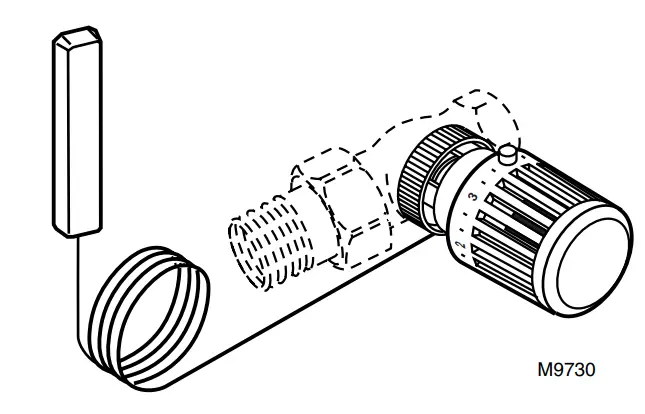 Honeywell T104F Thermostatic Control-
