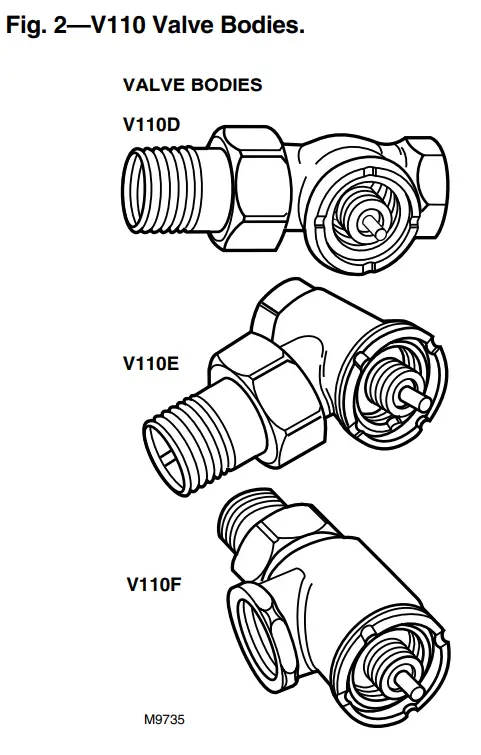Honeywell T104F Thermostatic Control-fig2
