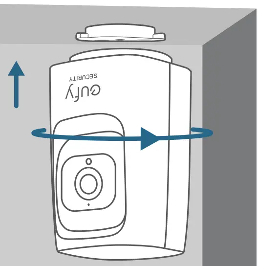 eufy T8414T21 Indoor Cam Mini Security Indoor Camera - mounting plate