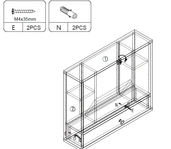 JAXSUNNY-HG61Y1066-White-Wall-Mounted-Folding-Laptop-Table-19