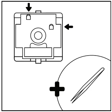 GLORIOUS COMPACT EDITION GLO GMMK COM BRN W Modular Mechanical Keyboard - Readjust Pin