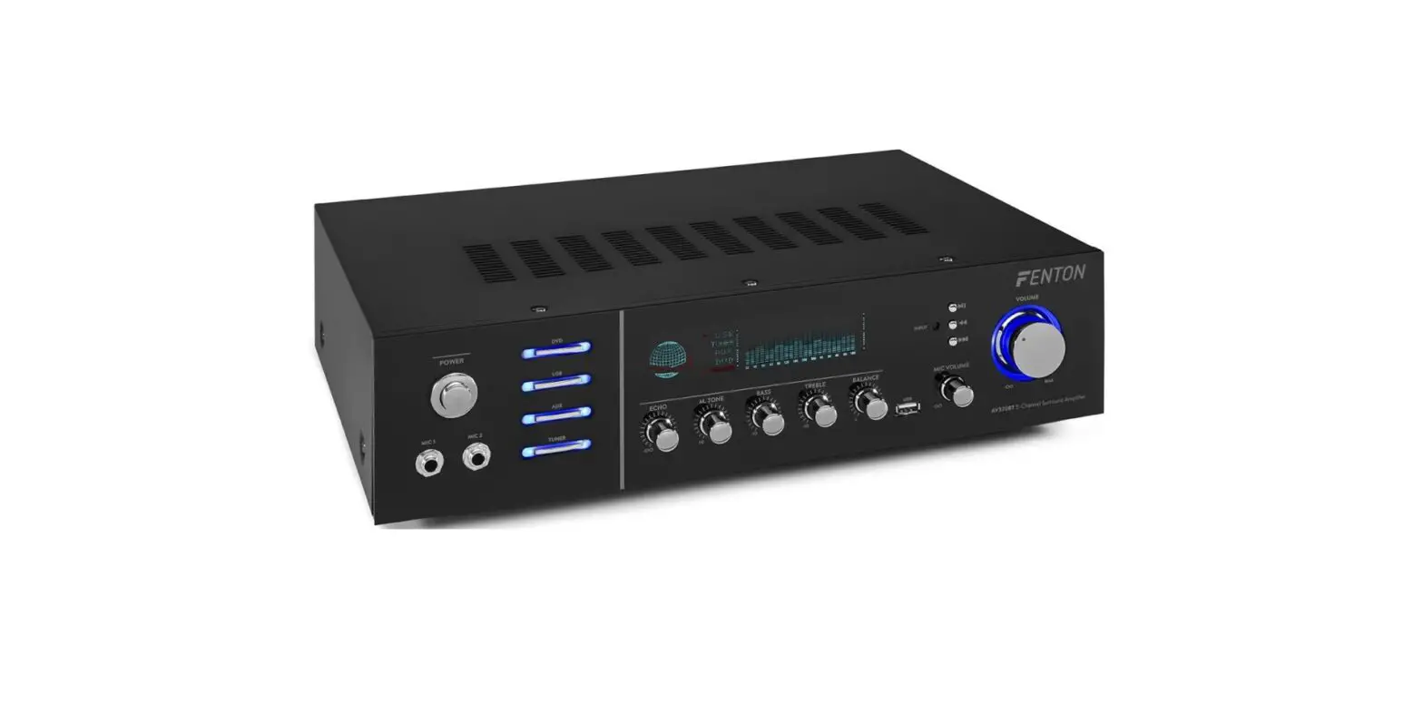 Fenton Av320bt 5 Channel Surround Amplifier Instruction Manual Fenton Av320bt 5 Channel Surround Amplifier Instruction Manual