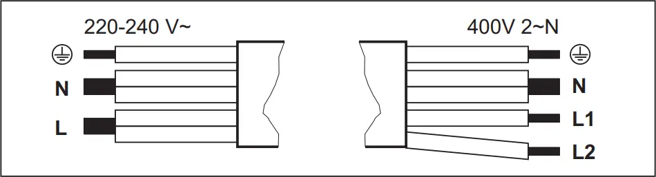 AEG IKE85753FB - Connection cable