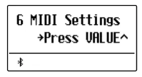 KAWAI ES920 Portable Digital Piano - menu