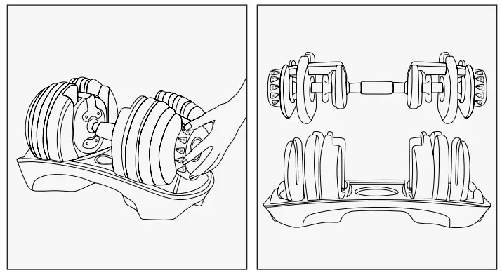 CORTEX Adjustable Dumbbell 24kg -- HOW