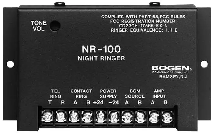 BOGEN NR100 Night Ringer -figure