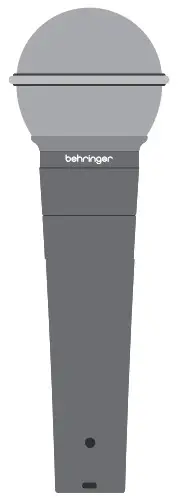 behringer BA 85A Dynamic Super Cardioid Microphone -