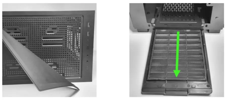 clean the dust filters