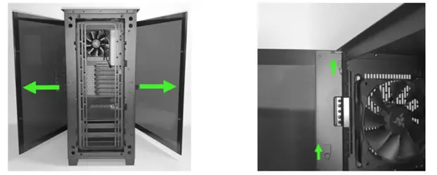 pen both detachable swivel glass doors