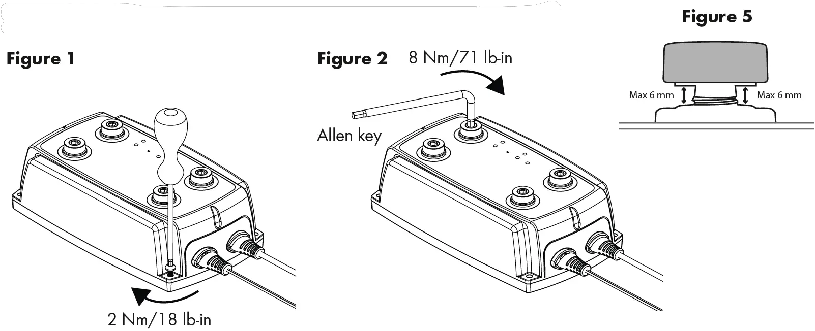 RECOMMENDED TIGHTENING TORQUES