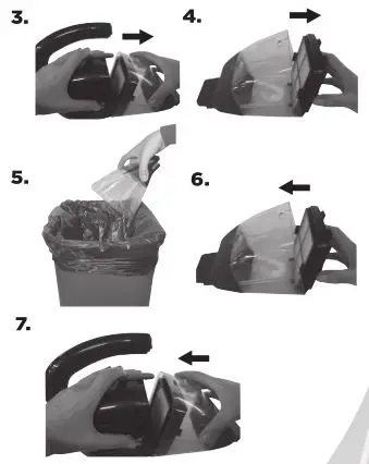 Bissell 33A1W Series Powerlifter Pet Corded Hand Vacuum - Emptying the dirt container
