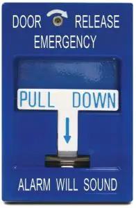 SDC 492 Pull Station Emergency Door Release Pull Station with Siren