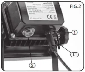 DRAPER RWL10LEDB 10W COB LED -- LBATTERY CHARGING