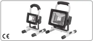 DRAPER RWL10LEDB 10W COB LED -- Lamp Instructions