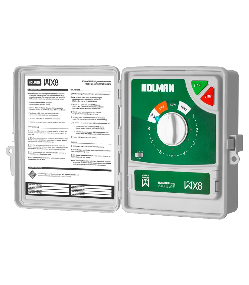 Holman Wx8 8 Station Wifi Irrigation Controller User Guide Holman Wx8 8 Station Wifi Irrigation Controller User Guide
