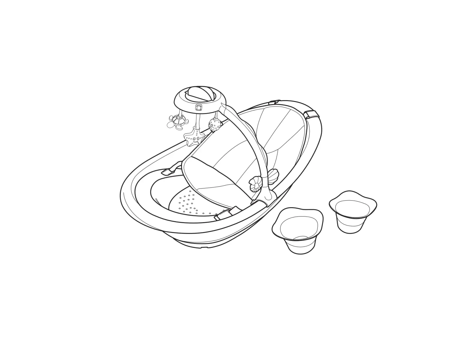 Summer Infant 19753z Gentle Support Multi-stage Bath Tub With Toybar Instruction Manual