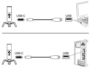 hama 00186059 uRage Stream 750 HD Illuminated Streaming Microphone-Getting started