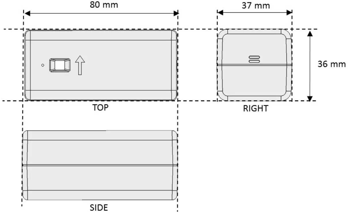 DEUTA Controls AL 436 00 902 EnoSense People Counter-drawings