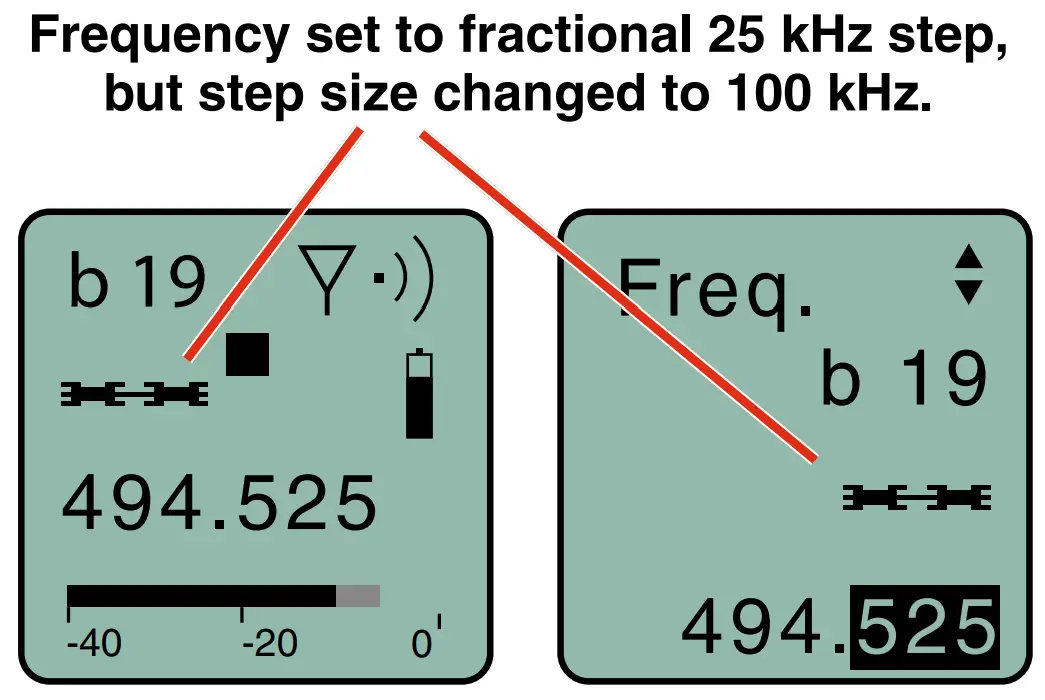 LECTROSONICS E07 941 Wireless Microphone Transmitters and Recorders - RF indicator blinks 11