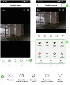 Lepro PR906501 Floodlight Camera - APP Using