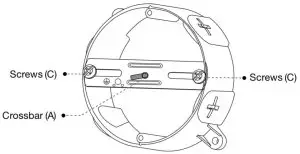 Lepro PR906501 Floodlight Camera - Mounting Crossbar