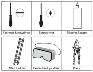 Lepro PR906501 Floodlight Camera - not included