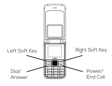 LOGIC F5 Flip Phone- Get to know