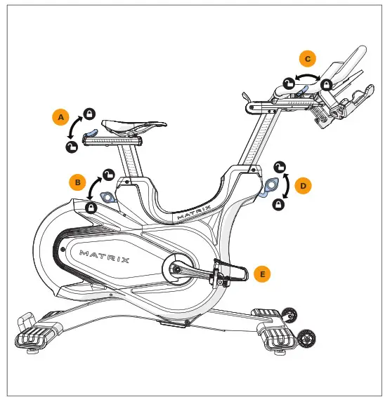 MATRIX PSEB0083 CXC Training Cycle- INDOOR CYCLE