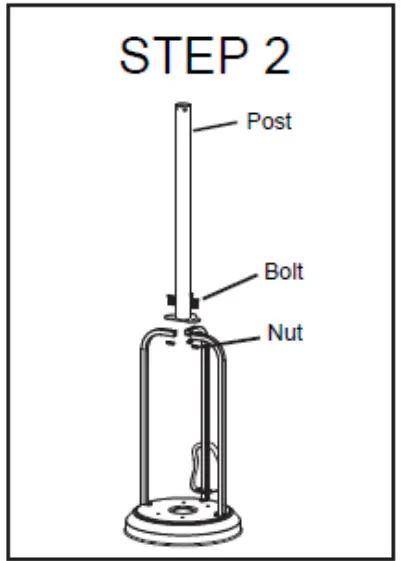 OYPLA 3120 Free Standing 12W Outdoor Gas Patio Heater - STEP 1