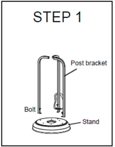 OYPLA 3120 Free Standing 12W Outdoor Gas Patio Heater - STEP