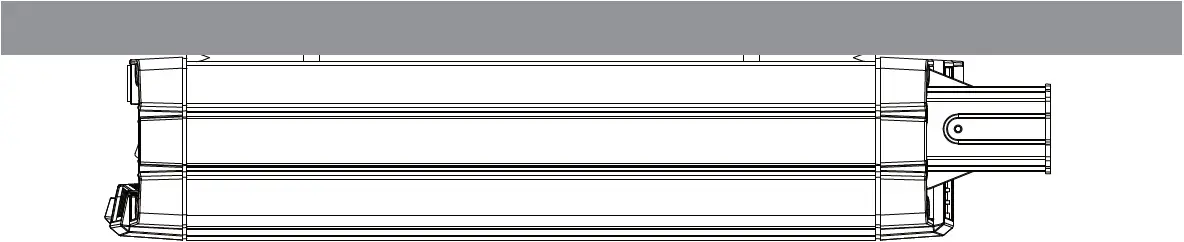 HORIZONTAL MOUNT, BASE DOWN
