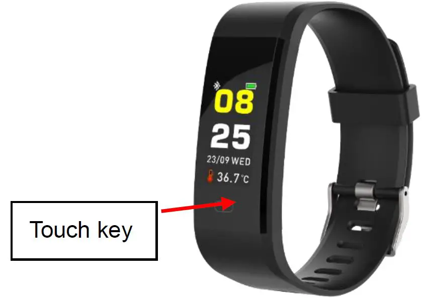 DENVER BFH-19 Electronics Fitness Band FIG-1