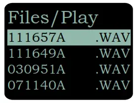LECTROSONICS SPDR Stereo Compact Digital Audio Recorder - Files Play