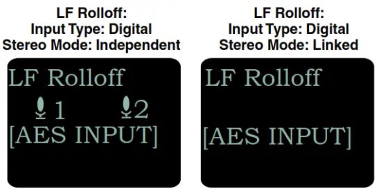 LECTROSONICS SPDR Stereo Compact Digital Audio Recorder - Set LF Rolloff1
