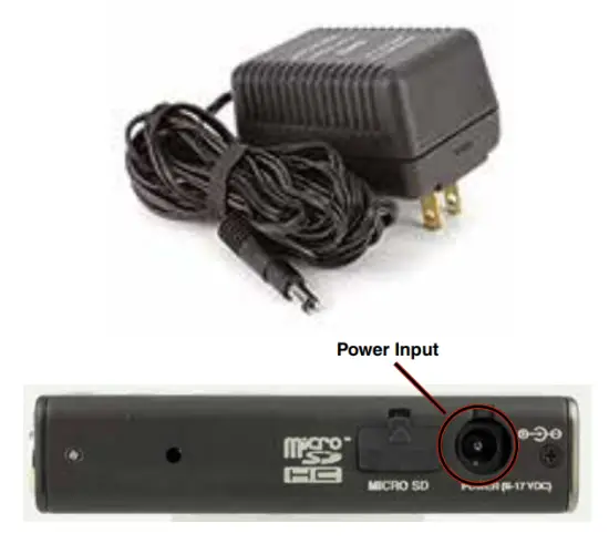 LECTROSONICS SPDR Stereo Portable Digital Recorder - Power Input Connector