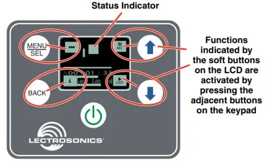 LECTROSONICS SPDR Stereo Portable Digital Recorder - Settings