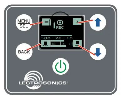 LECTROSONICS SPDR Stereo Portable Digital Recorder - functions