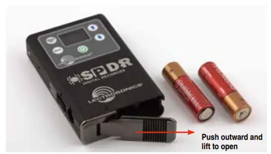 LECTROSONICS SPDR Stereo Portable Digital Recorder - outward