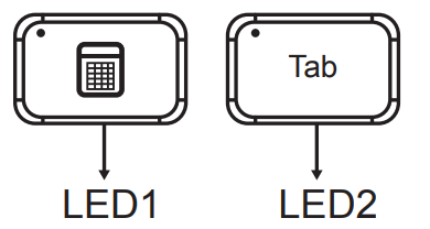 LED light button