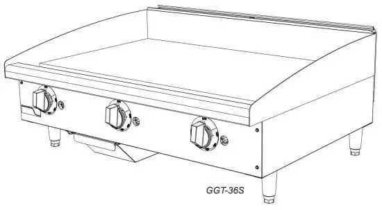 APW wyott GGM 24S Gas Griddle