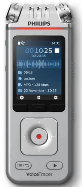 PHILIPS Voice Tracer Audio Recorder-PRODSUCRT